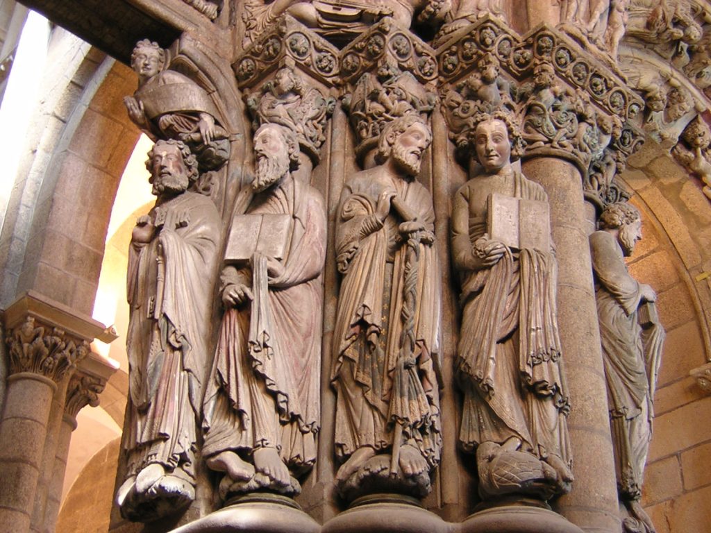 Apóstoles del Portico de la Glória, del Maestro Mateo